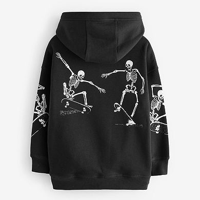 Boys 4-12 NEXT Skeleton Skater Hoody
