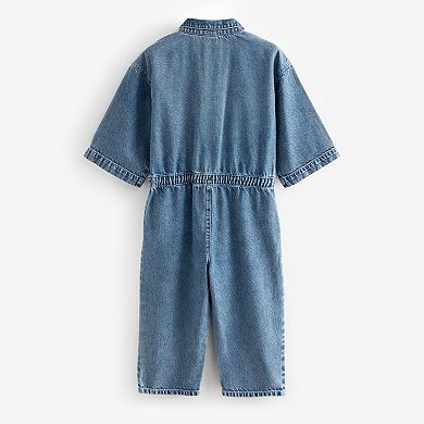 Girls 4-12 NEXT Denim Boilersuit