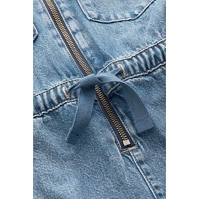Girls 4-12 NEXT Denim Boilersuit