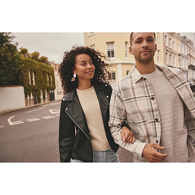 Men's NEXT Check Wool Blend Shacket