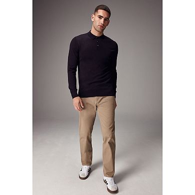 Men's NEXT Polo Button Sweater