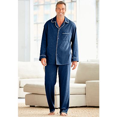 KingSize Men's Big & Tall Long Sleeve Pajama Set