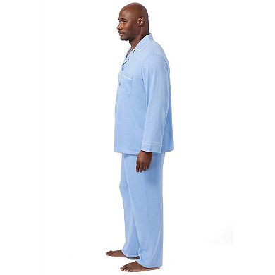 Kingsize Men's Big & Tall Long Sleeve Pajama Set