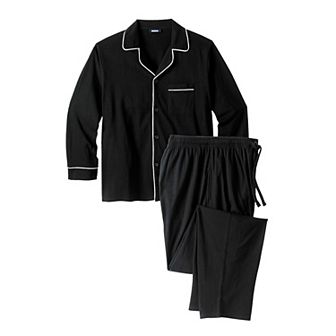 KingSize Men's Big & Tall Long Sleeve Pajama Set