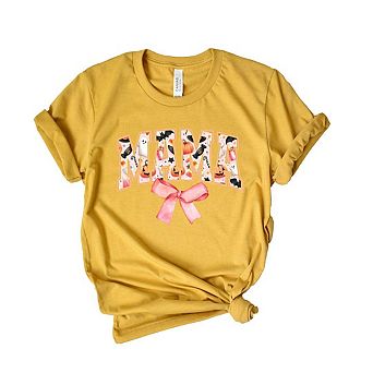 Coquette Halloween Mama Short Sleeve Graphic Tee