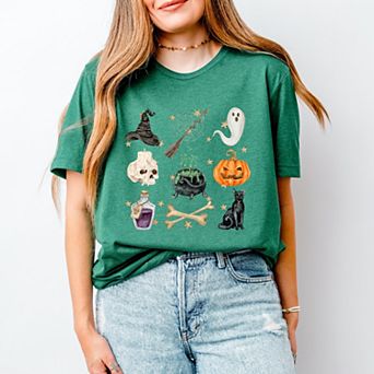 Simply Sage Market Halloween Chart Stars Short Sleeve Tee