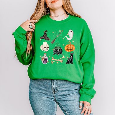 Simply Sage Market Halloween Chart Stars Sweatshirt
