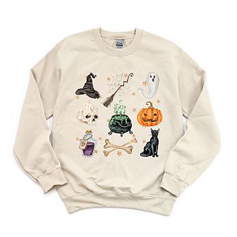 Simply Sage Market Halloween Chart Stars Sweatshirt