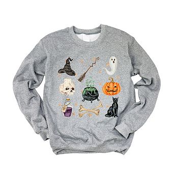 Simply Sage Market Halloween Chart Stars Sweatshirt