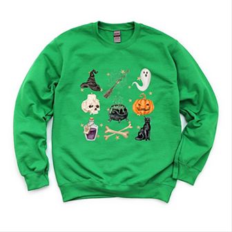 Simply Sage Market Halloween Chart Stars Sweatshirt