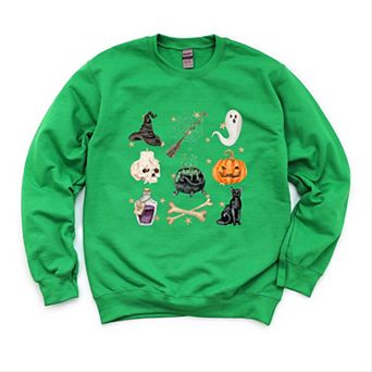 Simply Sage Market Halloween Chart Stars Sweatshirt