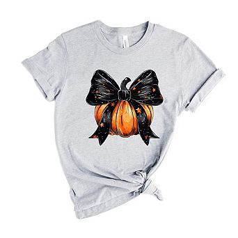 Coquette Halloween Pumpkin Short Sleeve Graphic Tee