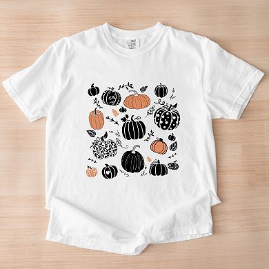 Simply Sage Market Halloween Pumpkins Garment Dyed Tee
