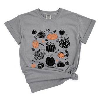 Simply Sage Market Halloween Pumpkins Garment Dyed Tee