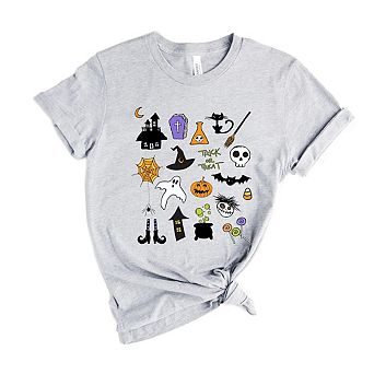 Simply Sage Market Halloween Collage Short Sleeve Tee