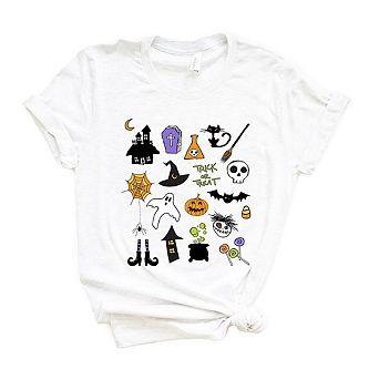 Simply Sage Market Halloween Collage Short Sleeve Tee