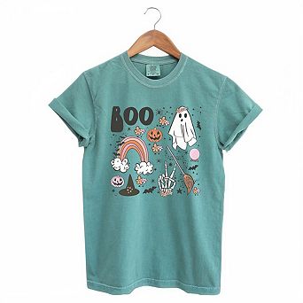 Simply Sage Market Halloween Cluster Garment Dyed Tee