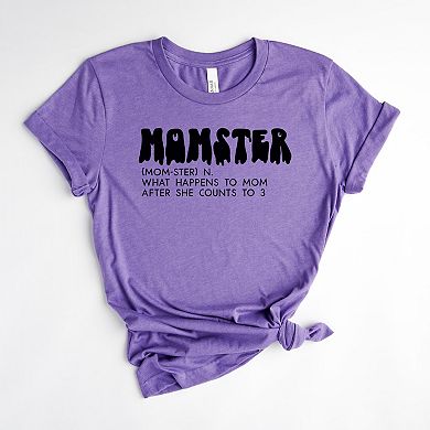 Simply Sage Market Halloween Momster Definition Short Sleeve Tee