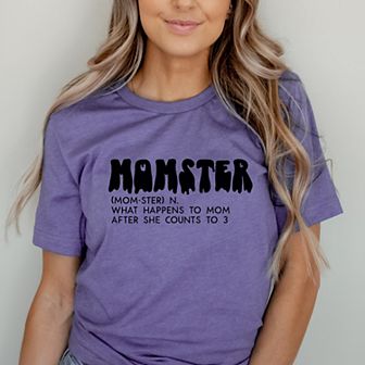 Simply Sage Market Halloween Momster Definition Short Sleeve Tee