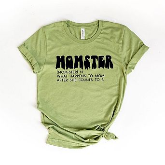 Simply Sage Market Halloween Momster Definition Short Sleeve Tee