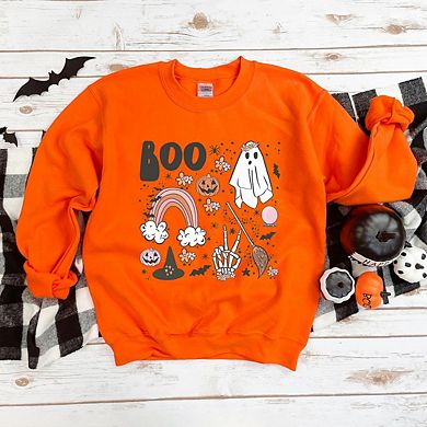Simply Sage Market Halloween Cluster Sweatshirt