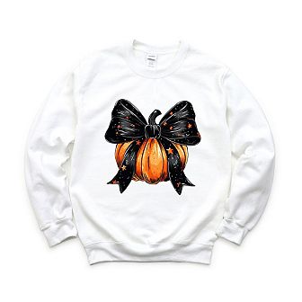 Coquette Halloween Pumpkin Sweatshirt