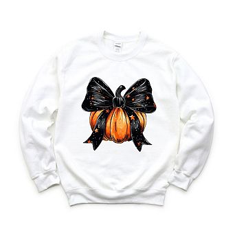 Coquette Halloween Pumpkin Sweatshirt