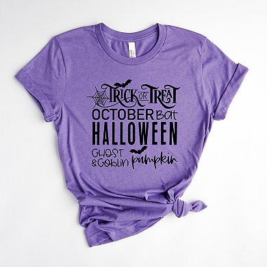 Simply Sage Market Halloween Sayings Short Sleeve Tee