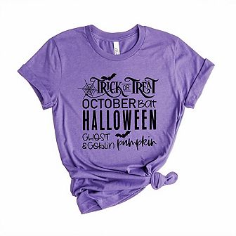 Simply Sage Market Halloween Sayings Short Sleeve Tee
