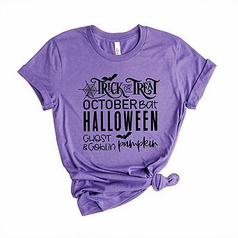 Simply Sage Market Halloween Sayings Short Sleeve Tee