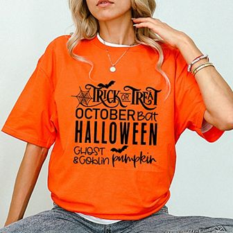 Simply Sage Market Halloween Sayings Short Sleeve Tee