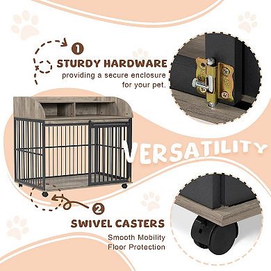 Merax 44'' Heavy Duty Large Dog Crate
