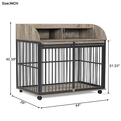 Merax 44'' Heavy Duty Large Dog Crate