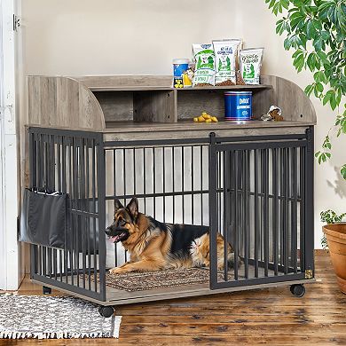 Merax 44'' Heavy Duty Large Dog Crate