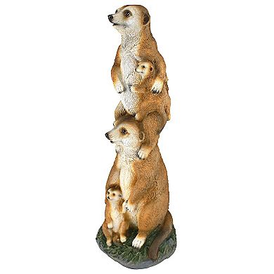 Meerkat Generations Garden Statue