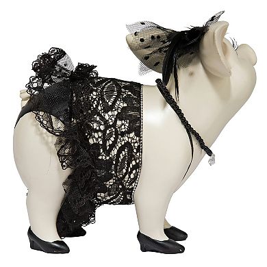 Lace And Lard, Madame Pig Statue