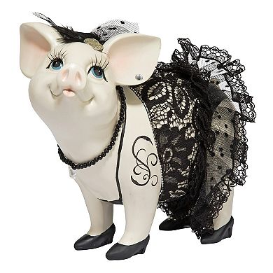 Lace And Lard, Madame Pig Statue