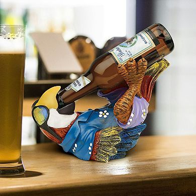 Beer Buddy Tiki Parrot Statue