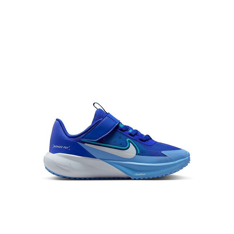 Nike Sonic Fly Kids' Running Shoes, Boy's, Size: 1, Blue Dust