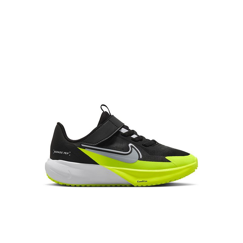 Nike Sonic Fly Kids' Running Shoes, Boy's, Size: 1, Gray Volt