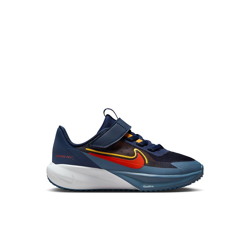 Nike Sonic Fly Kids' Running Shoes, Boy's, Size: 13, Black Navy