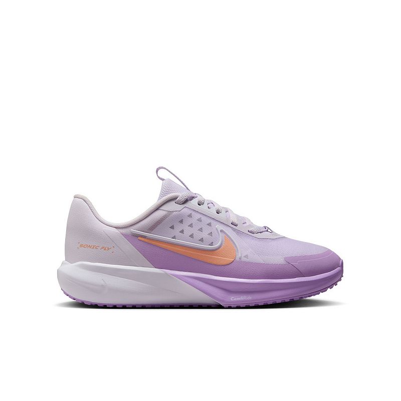 Nike Sonic Fly Kids Running Shoes, Boy's, Size: 7, Grape Pink
