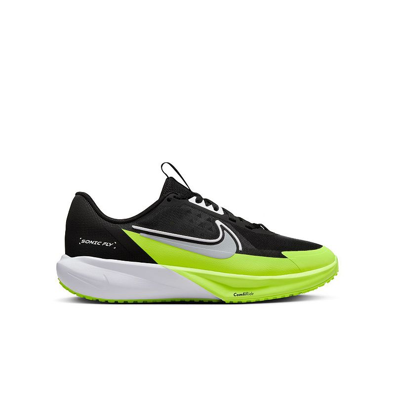 Nike Sonic Fly Kids Running Shoes, Boy's, Size: 5, Gray Volt