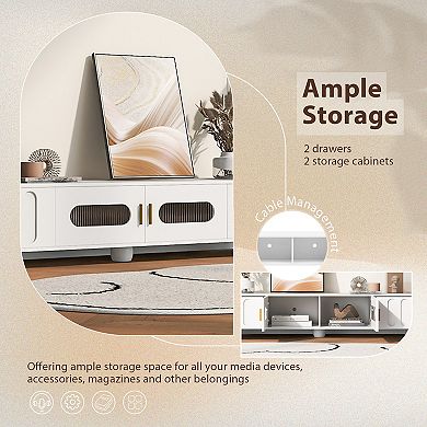 Merax Wood Tv Storage Cabinet Tv Stand