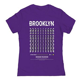 Junior's Brooklyn Design Fashion Graphic Tee