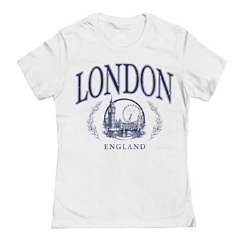 Junior's London Blue Graphic Tee