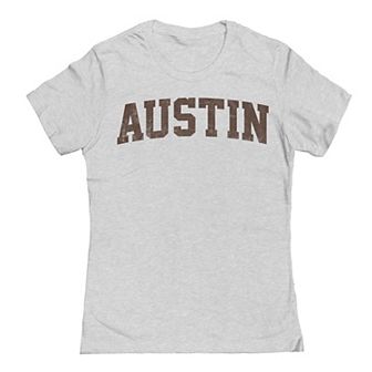 Junior's Austin Distressed Graphic Tee
