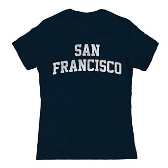 Junior's San Francisco Distressed Graphic Tee