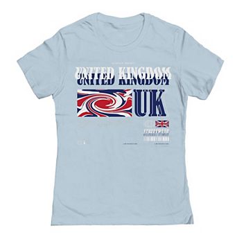 Junior's United Kingdom Melt Graphic Tee