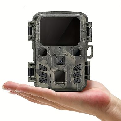 Trail Camera 24mp 1080p Wildlife Scouting Ir Night Vision Waterproof (battery Not Included)
